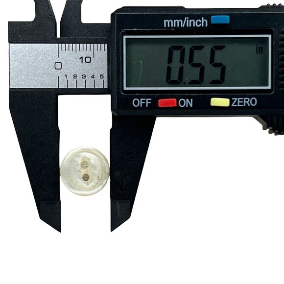 6 Vintage Mother of Pearl Shell Buttons Buckles Sewing Notions - Picture 7 of 8